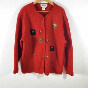 Vintage Franco Valeri 100% Wool Cardigan